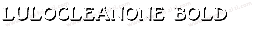 LuloCleanOne Bold字体转换